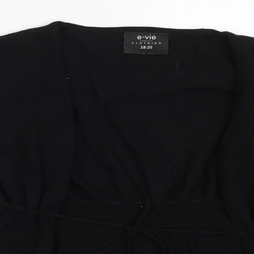 Evie Womens Black   Cardigan Jumper Size 18