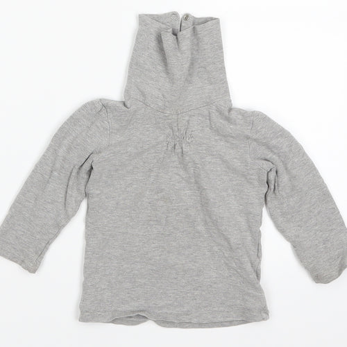 Preworn Girls Grey   Basic T-Shirt Size 2 Years