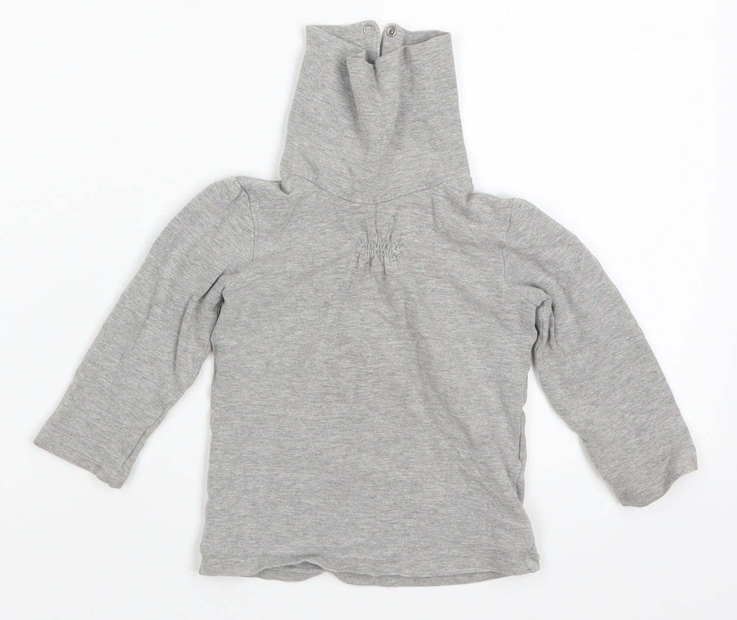 Preworn Girls Grey   Basic T-Shirt Size 2 Years