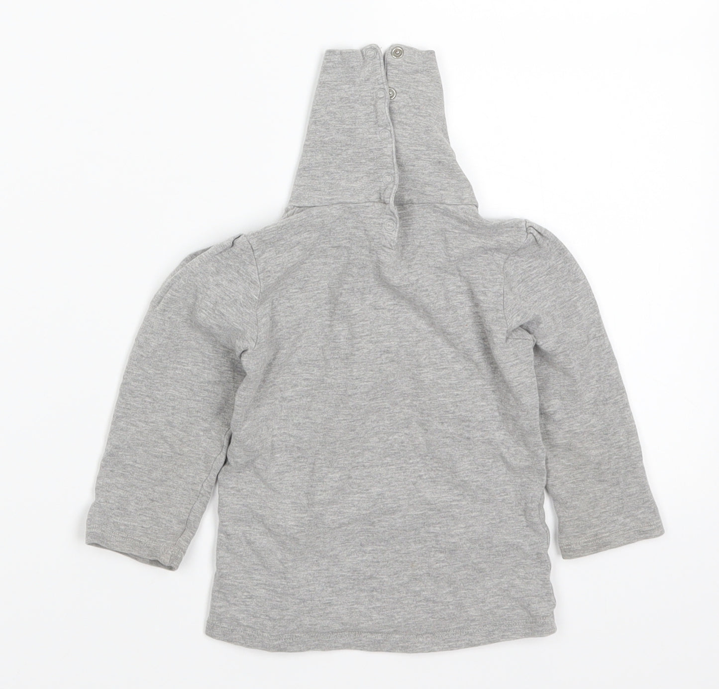 Preworn Girls Grey   Basic T-Shirt Size 2 Years