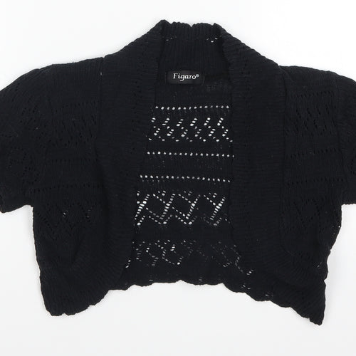 Figaro Womens Black   Cardigan Jumper Size S  -