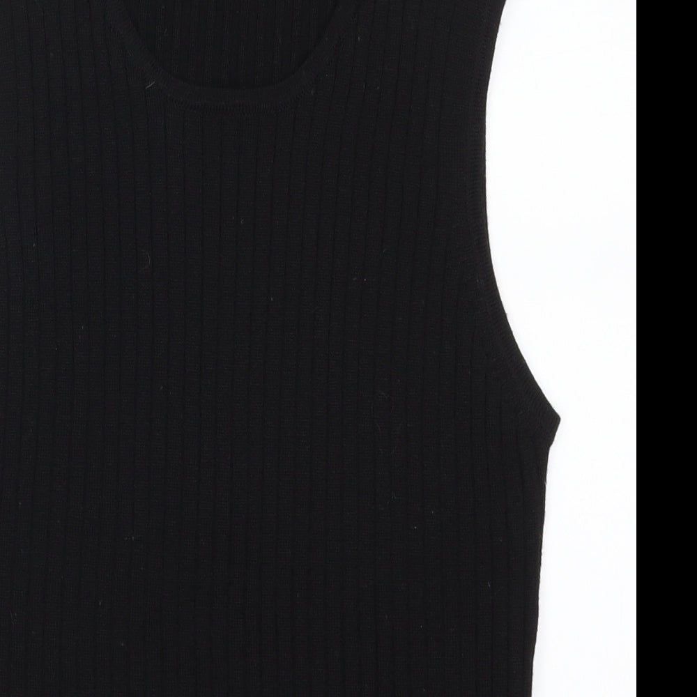 Florence + Fred Womens Black   Vest Jumper Size 14