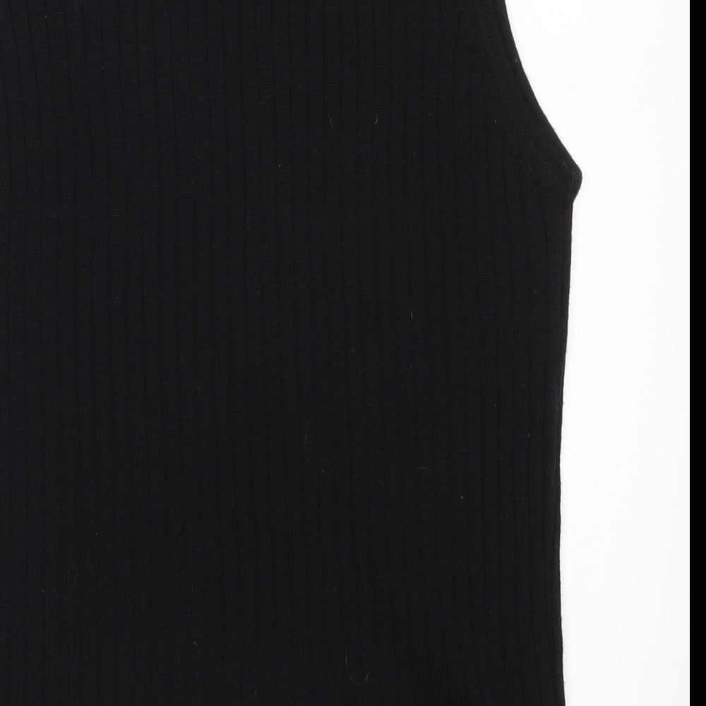 Florence + Fred Womens Black   Vest Jumper Size 14