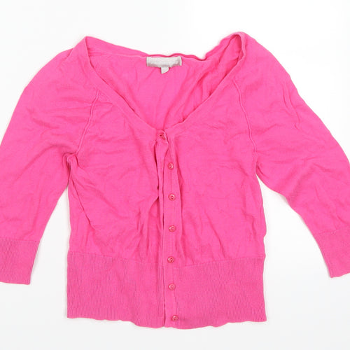 Red Herrint Womens Pink   Cardigan Jumper Size 10