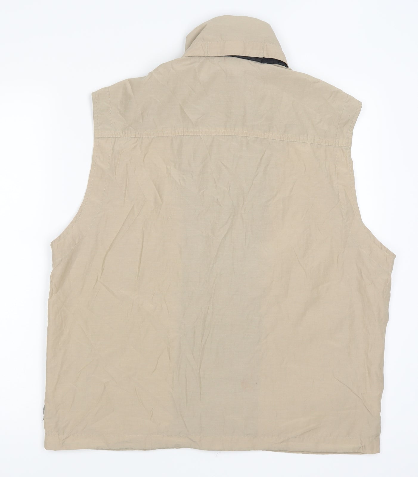 Preworn Mens Beige   Gilet Coat Size M