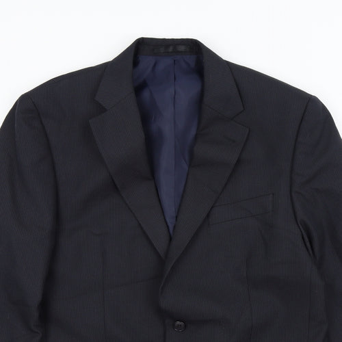 F&F Mens Blue   Jacket Suit Trousers Size 40