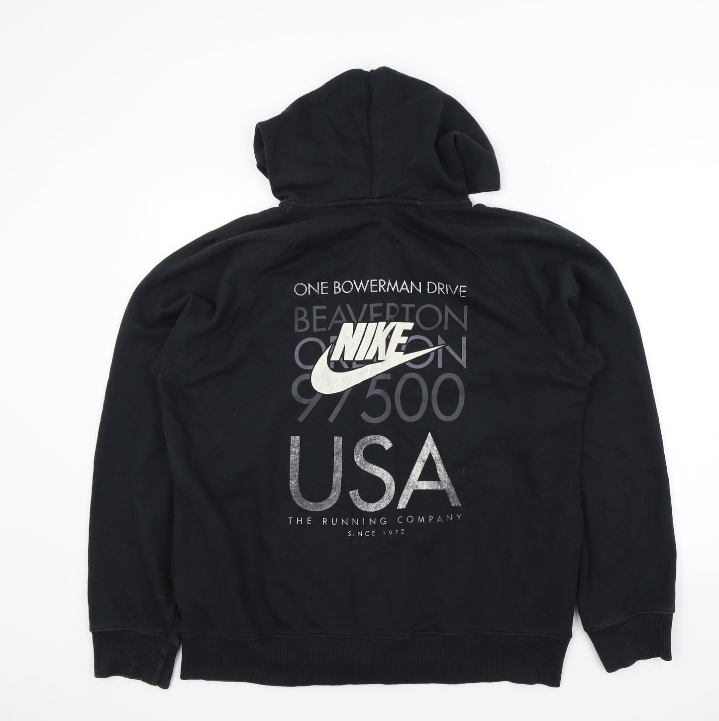 Nike Mens Black   Full Zip Hoodie Size XL