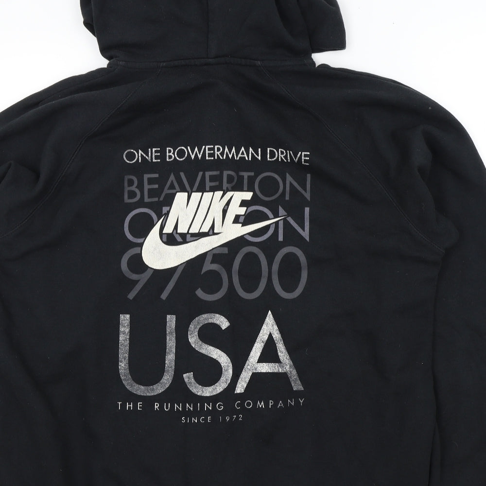 Nike Mens Black   Full Zip Hoodie Size XL