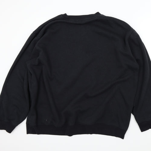 Easy Mens Black   Pullover Jumper Size 2XL
