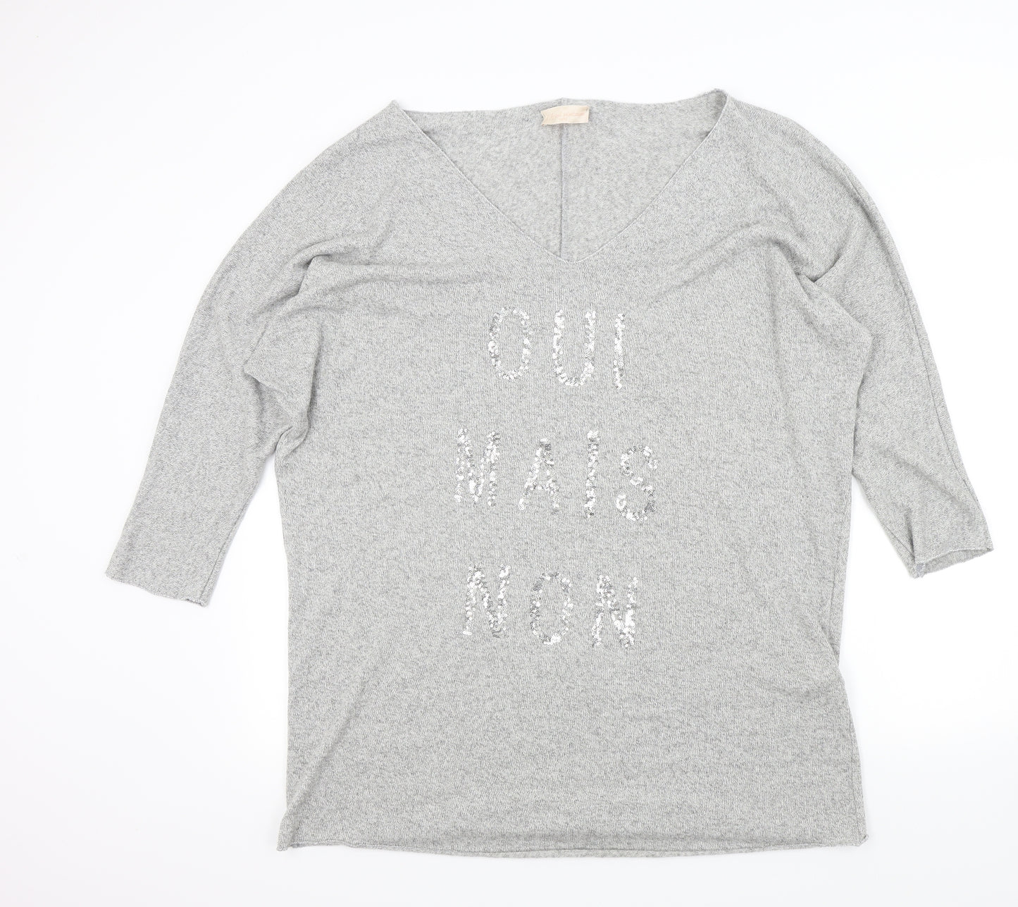 april vintage Womens Grey   Pullover Jumper Size XL