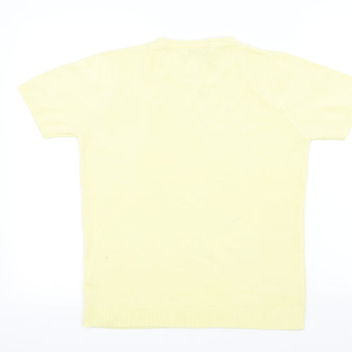 Pure & Natural Womens Yellow   Pullover Jumper Size 10