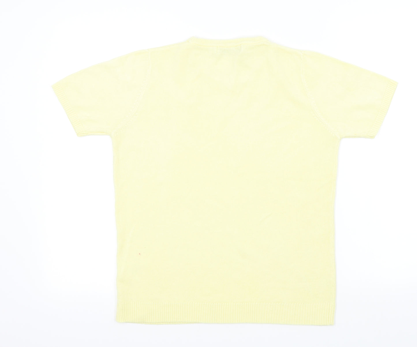 Pure & Natural Womens Yellow   Pullover Jumper Size 10