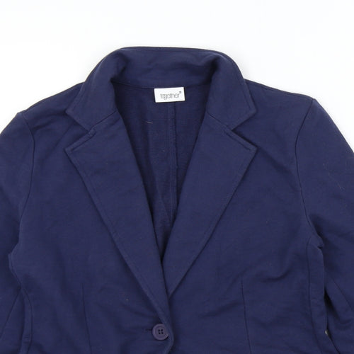 Together Womens Blue   Jacket  Size S
