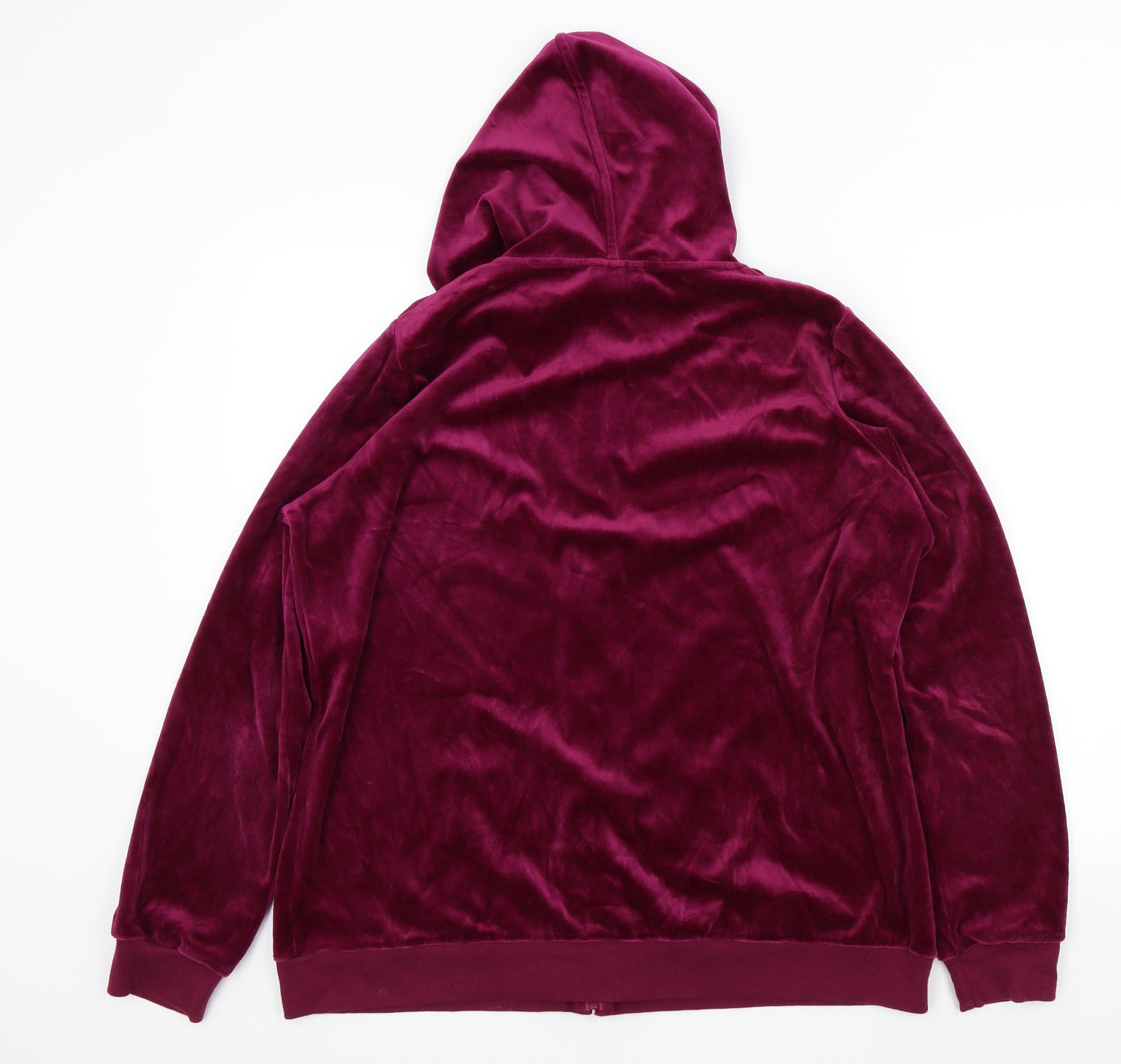 Papaya Womens Pink   Full Zip Hoodie Size 20