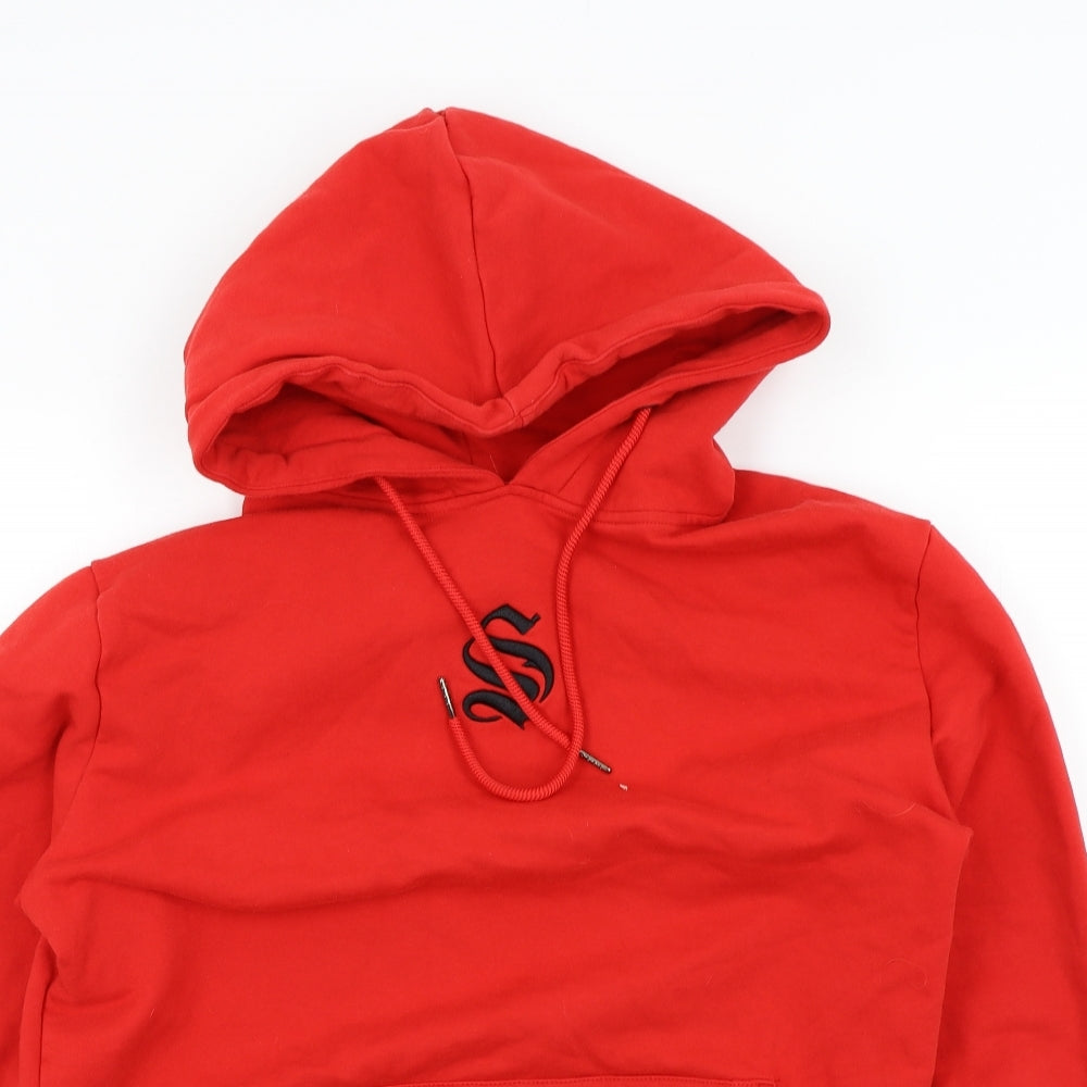 sinnersattire.com Mens Red   Pullover Hoodie Size M