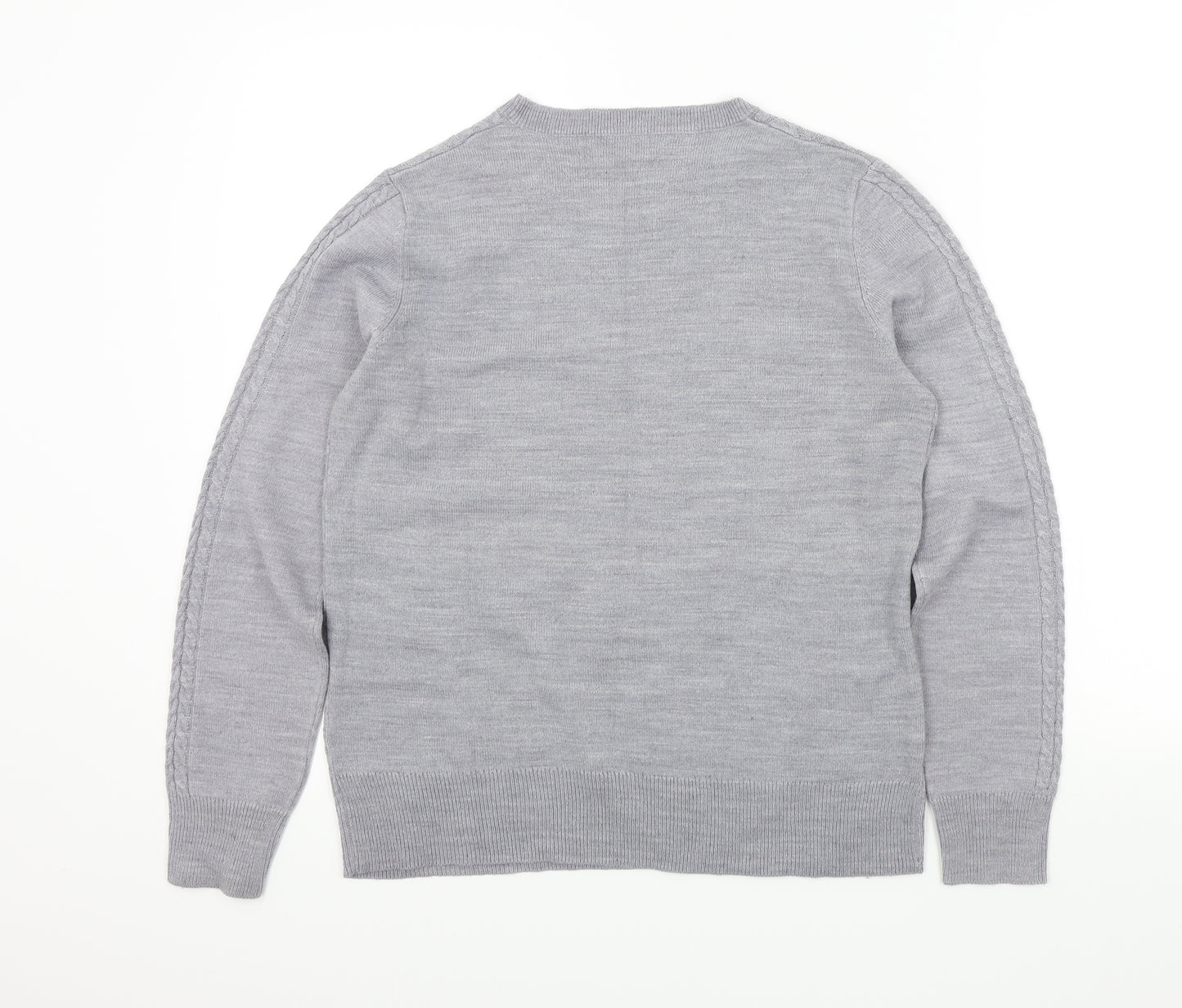 Papaya Womens Grey   Henley Jumper Size 10