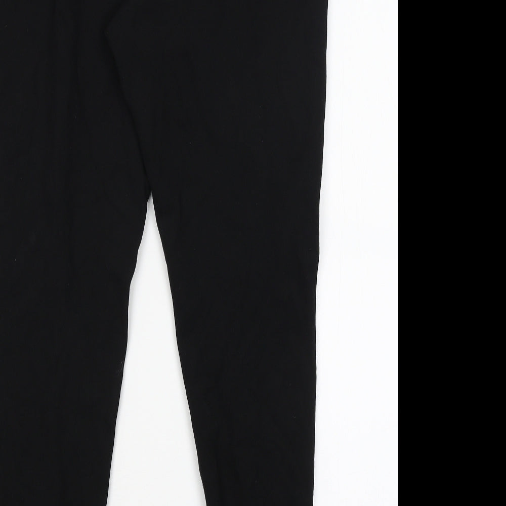 M&S Womens Black   Trousers  Size 16 L23 in