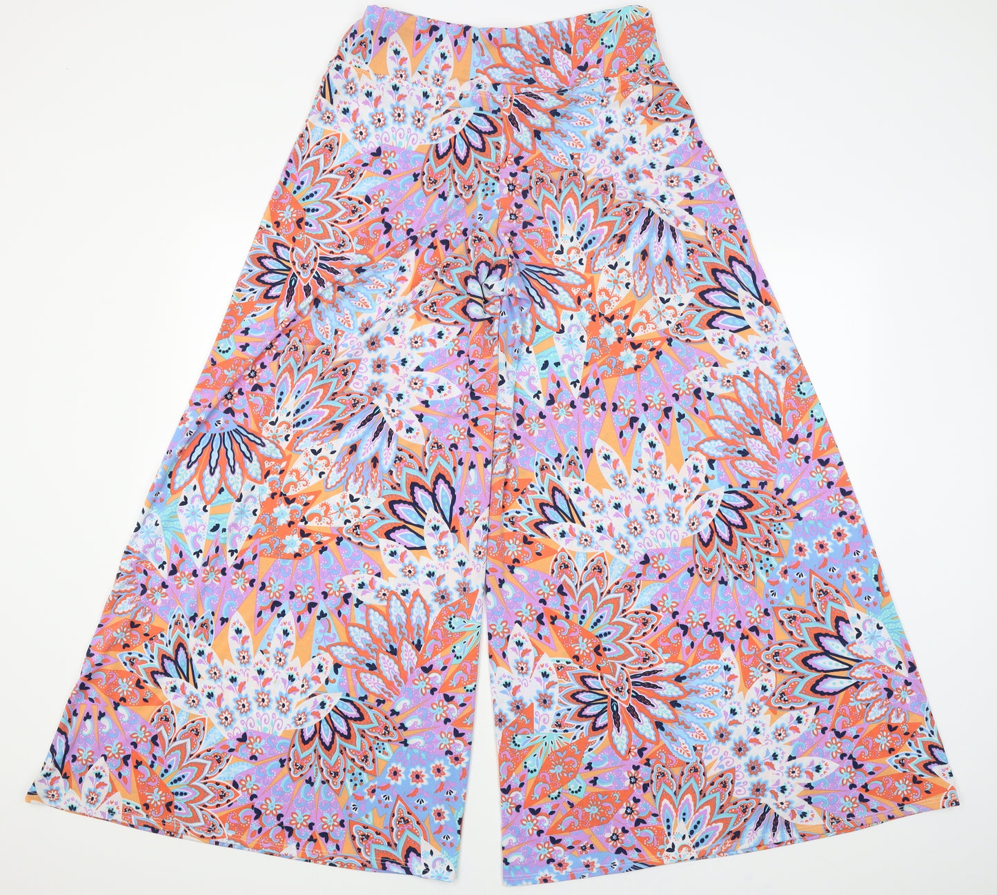 Coco Bianco Womens Multicoloured Paisley  Trousers  Size M L29 in