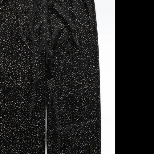 Only You Womens Black   Trousers  Size 10 L28 in