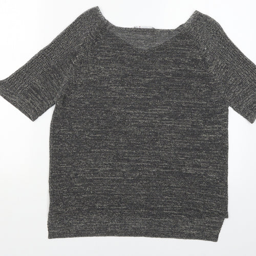 Per Una Womens Grey   Basic T-Shirt Size S