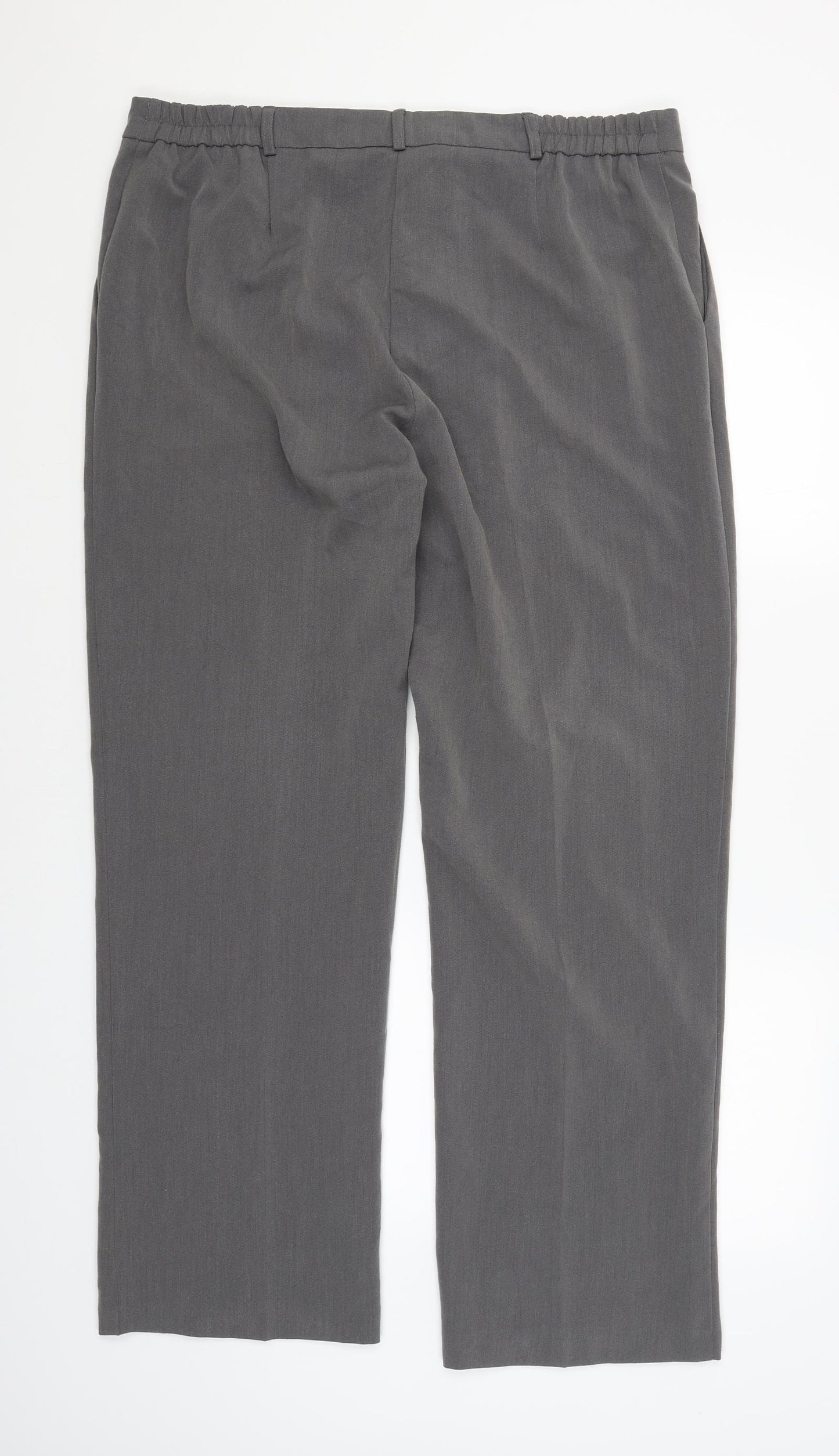 Special Collection Womens Grey   Dress Pants Trousers Size 18 L30 in