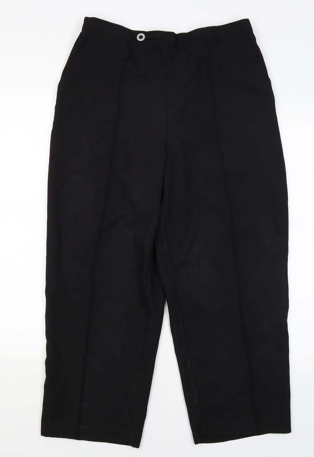 Ellie Louise Womens Black   Trousers  Size 16 L24.5 in