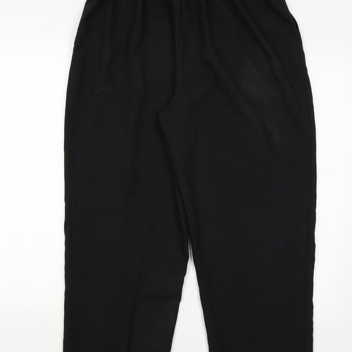 Ellie Louise Womens Black   Trousers  Size 16 L24.5 in