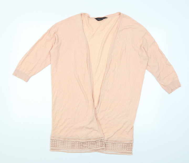 Dorothy Perkins Womens Pink Wrap Jumper Size 16