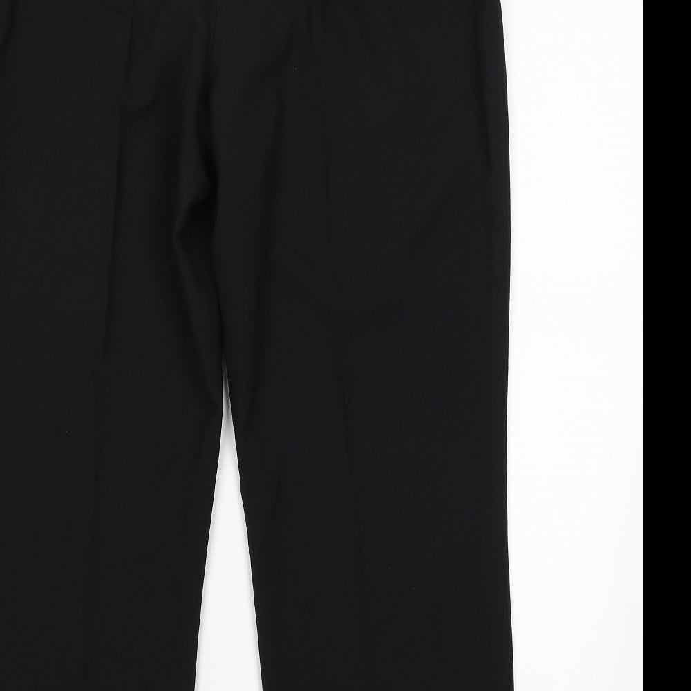 BHS Womens Black   Dress Pants Trousers Size 14 L25 in
