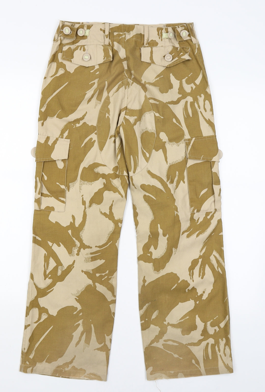 Highlander Boys Beige Camouflage  Cargo Trousers Size 9-10 Years