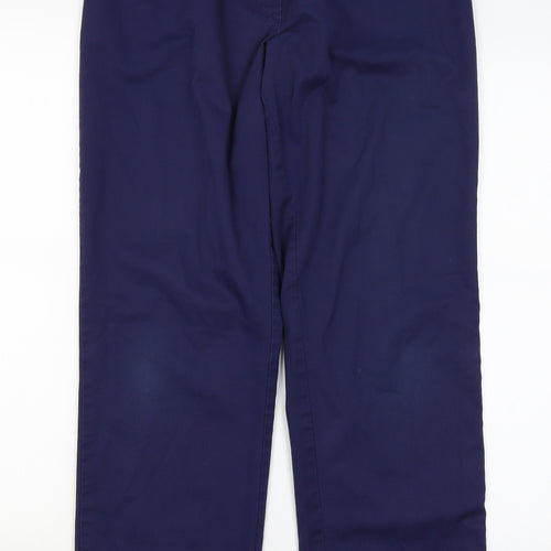 Preworn Womens Blue   Trousers  Size 10 L29.5 in