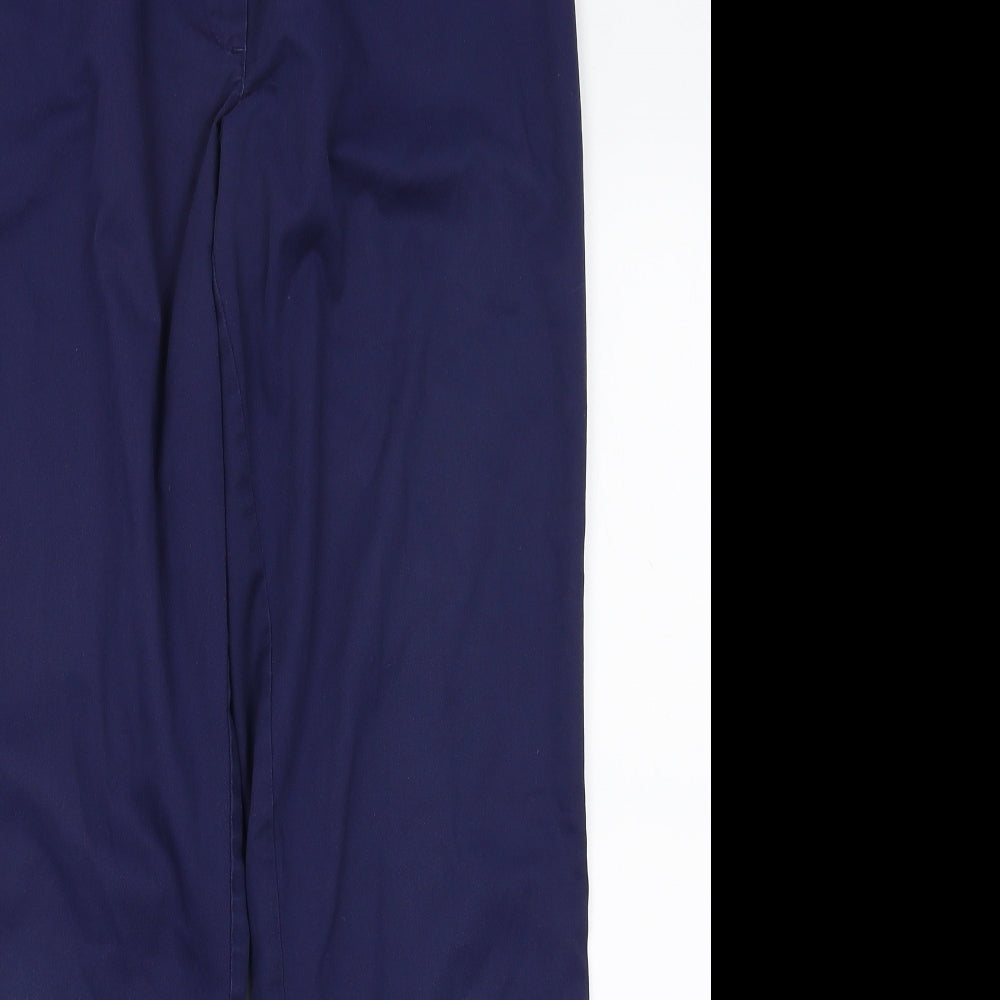 Preworn Womens Blue   Trousers  Size 10 L29.5 in