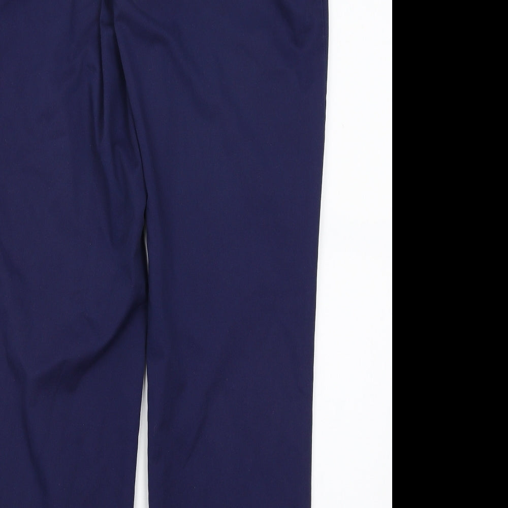 Preworn Womens Blue   Trousers  Size 10 L29.5 in