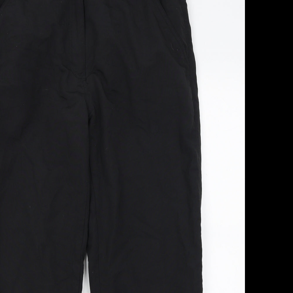 Trespass Womens Black   Windbreaker Trousers Size M L25.5 in