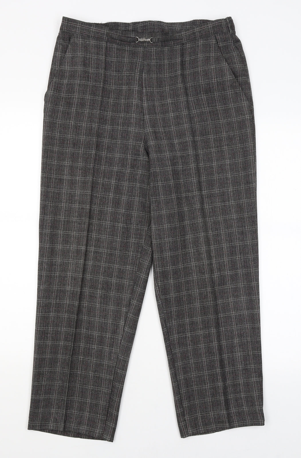 M&S Womens Green   Trousers  Size 12 L25 in