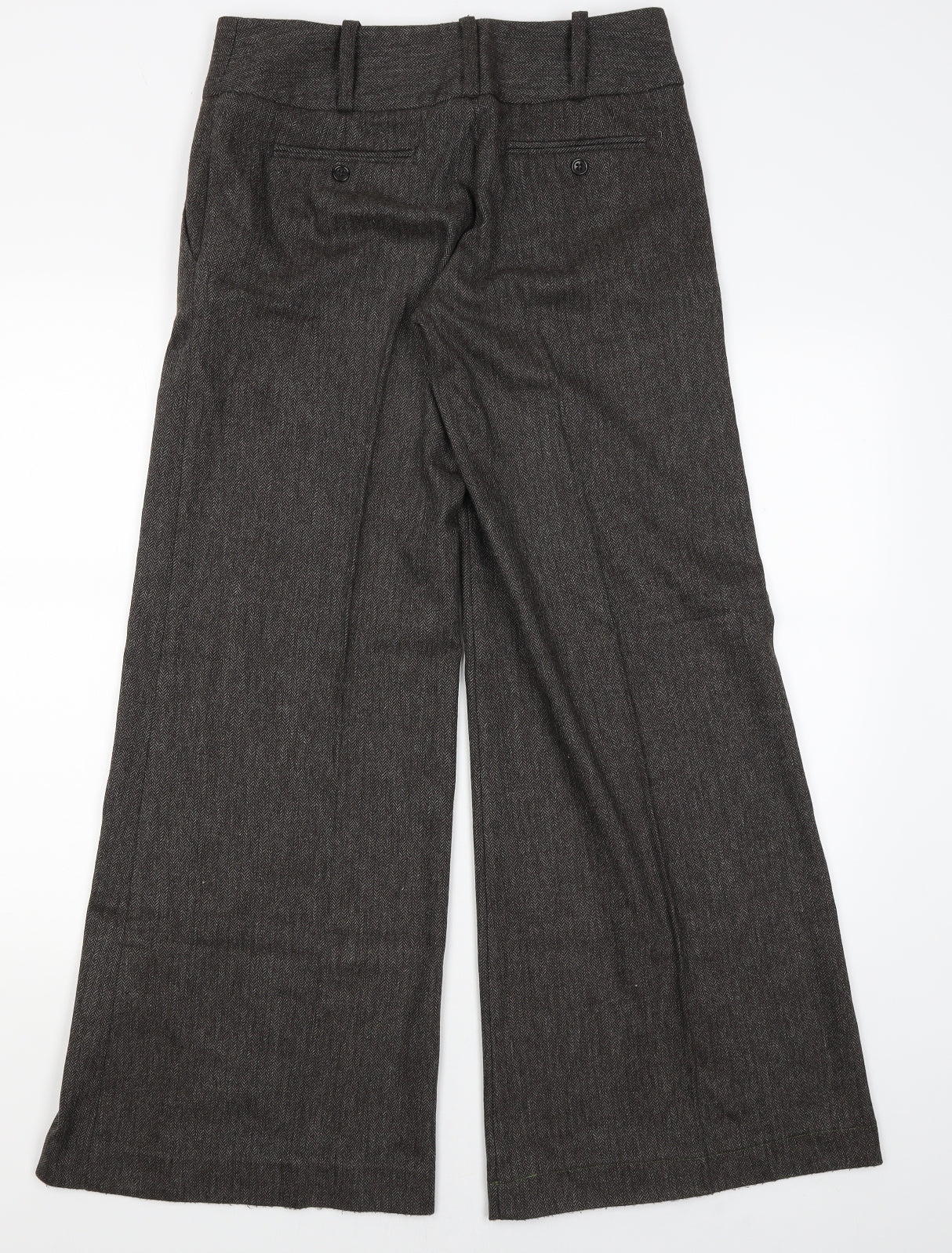 Cue Womens Grey   Trousers  Size 10 L31 in