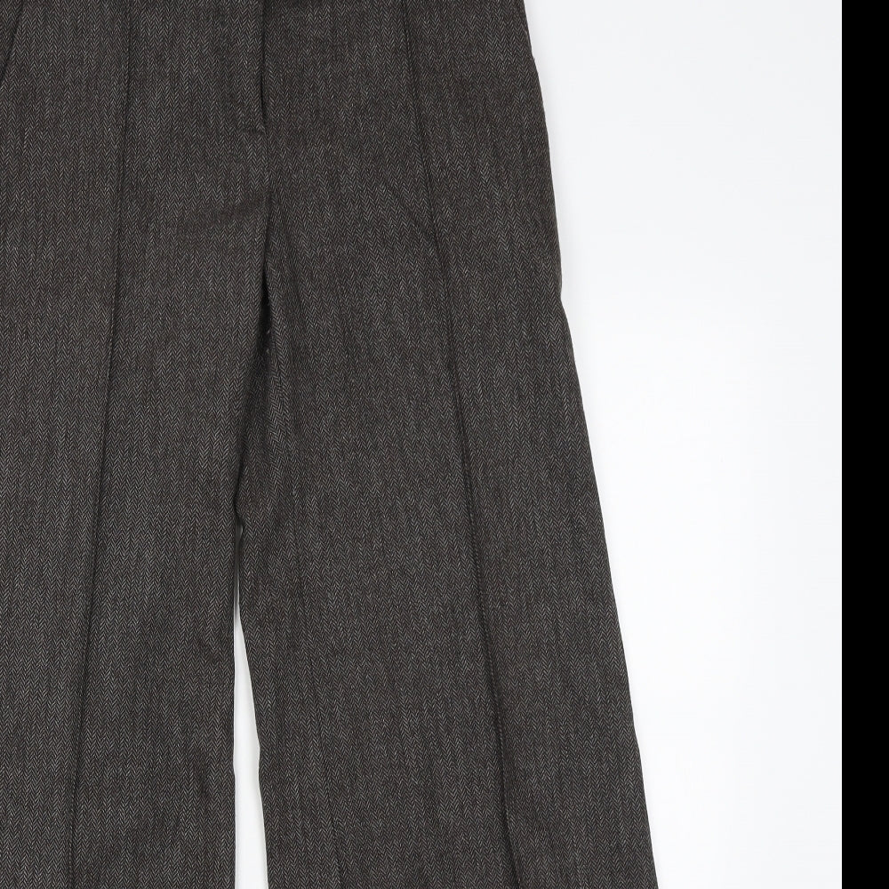 Cue Womens Grey   Trousers  Size 10 L31 in