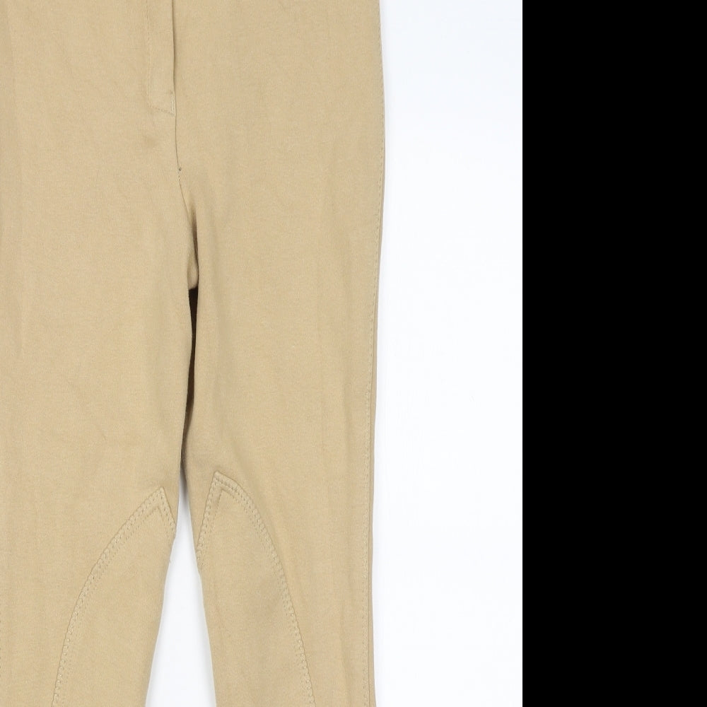 Harry Hall Womens Beige   Trousers  Size 8 L25 in