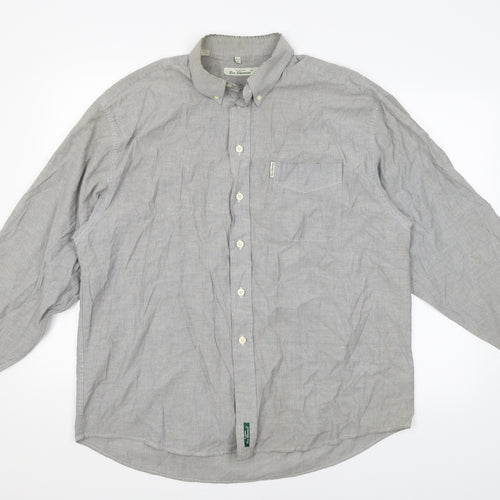 Ben Sherman Mens Grey    Dress Shirt Size 16.5