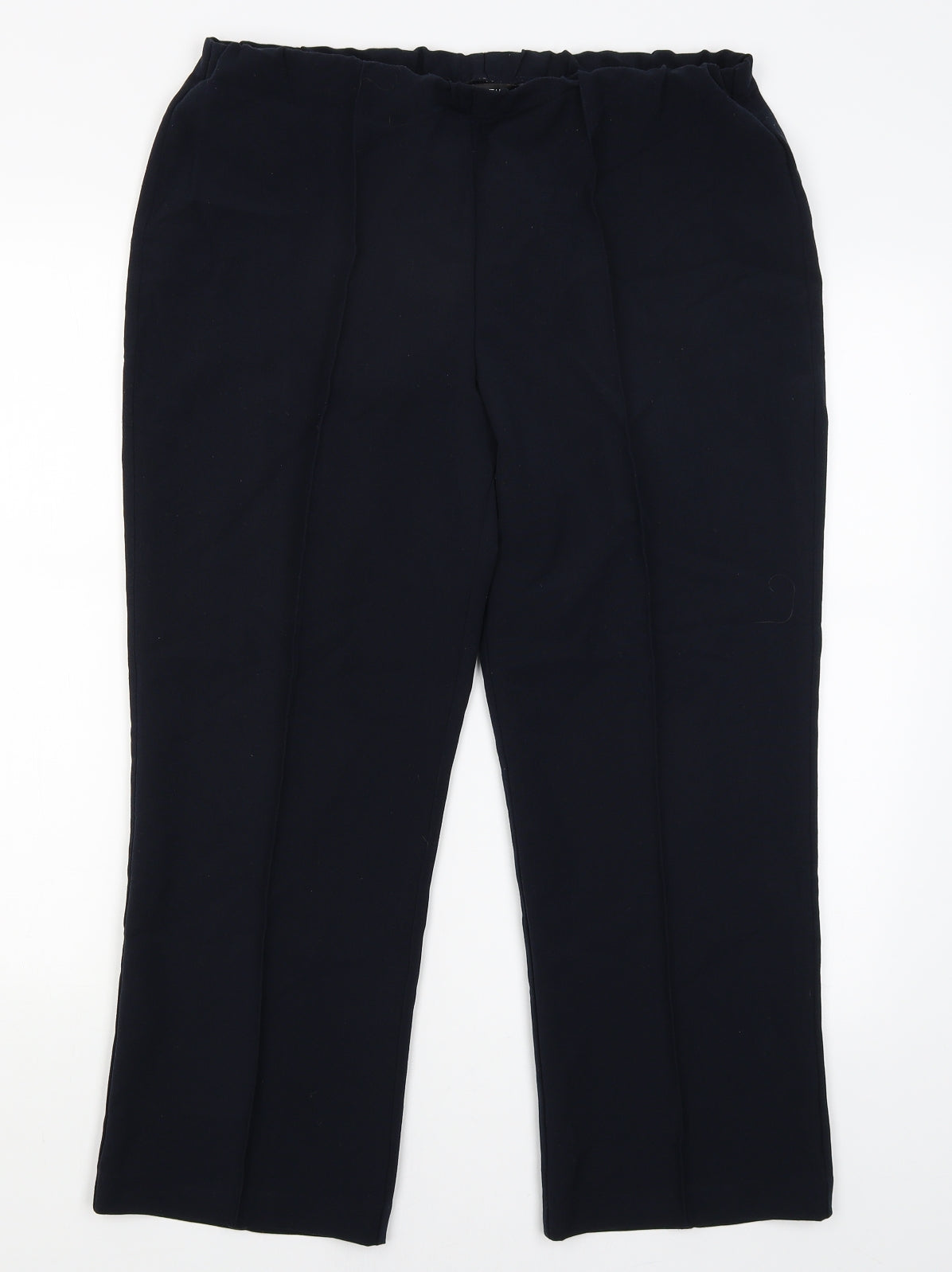 Bonmarche Womens Blue   Trousers  Size 14 L25 in
