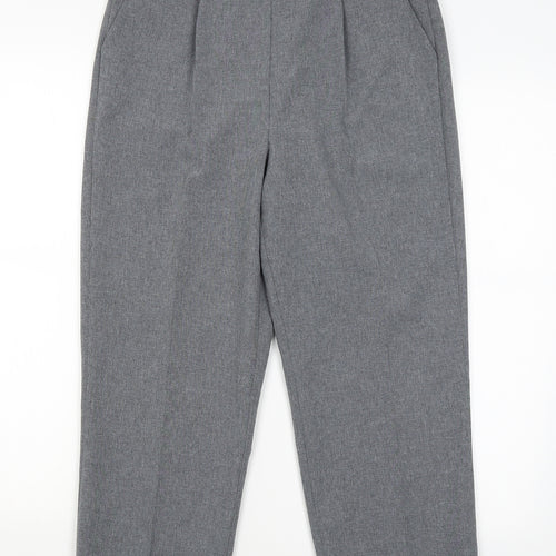 Bonmarche Womens Grey   Cropped Trousers Size 10 L22.5 in
