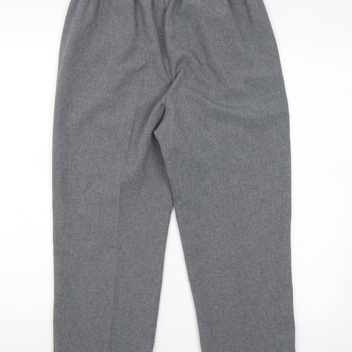 Bonmarche Womens Grey   Cropped Trousers Size 10 L22.5 in
