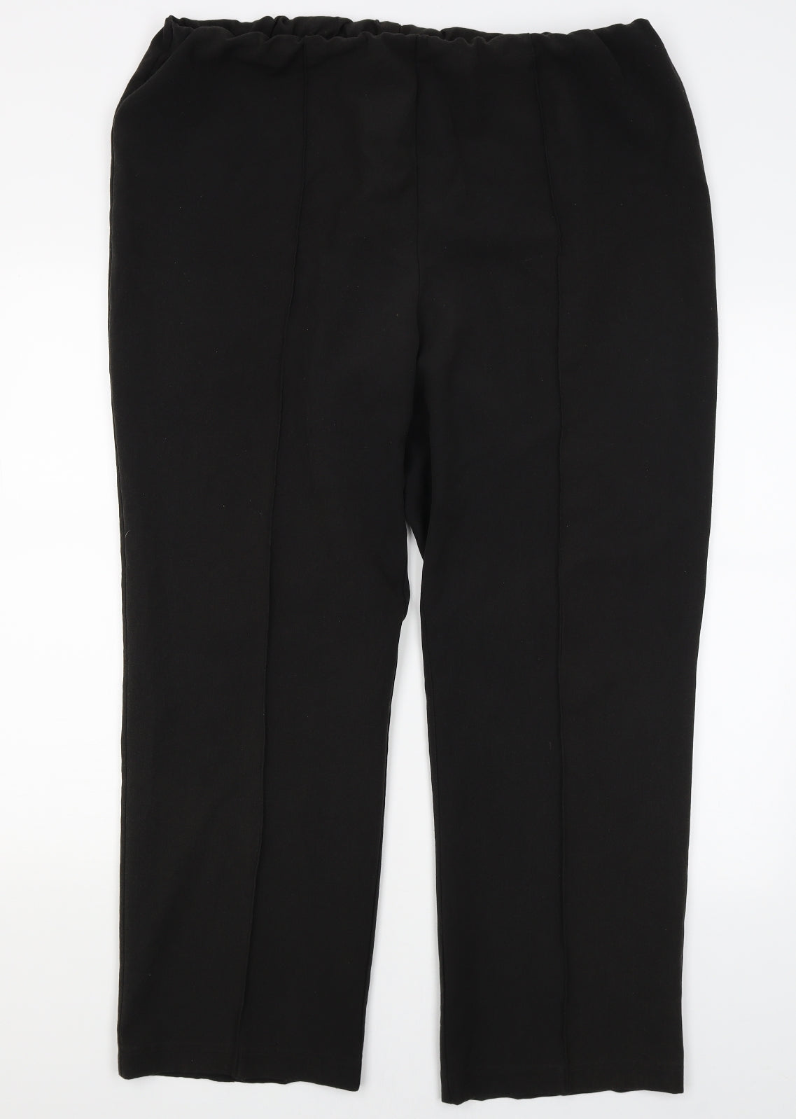 Bonmarche Womens Black   Trousers  Size 22 L28 in