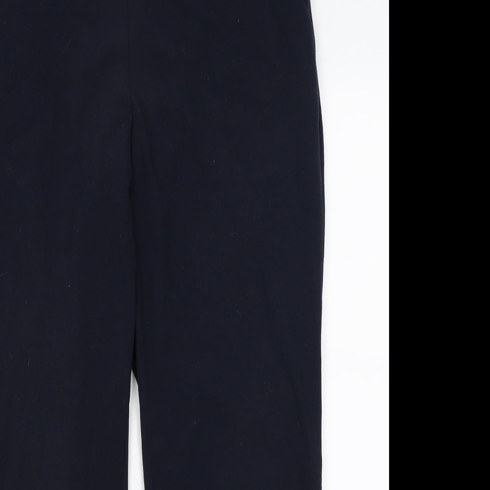 M&S Womens Blue   Dress Pants Trousers Size 14 L26 in
