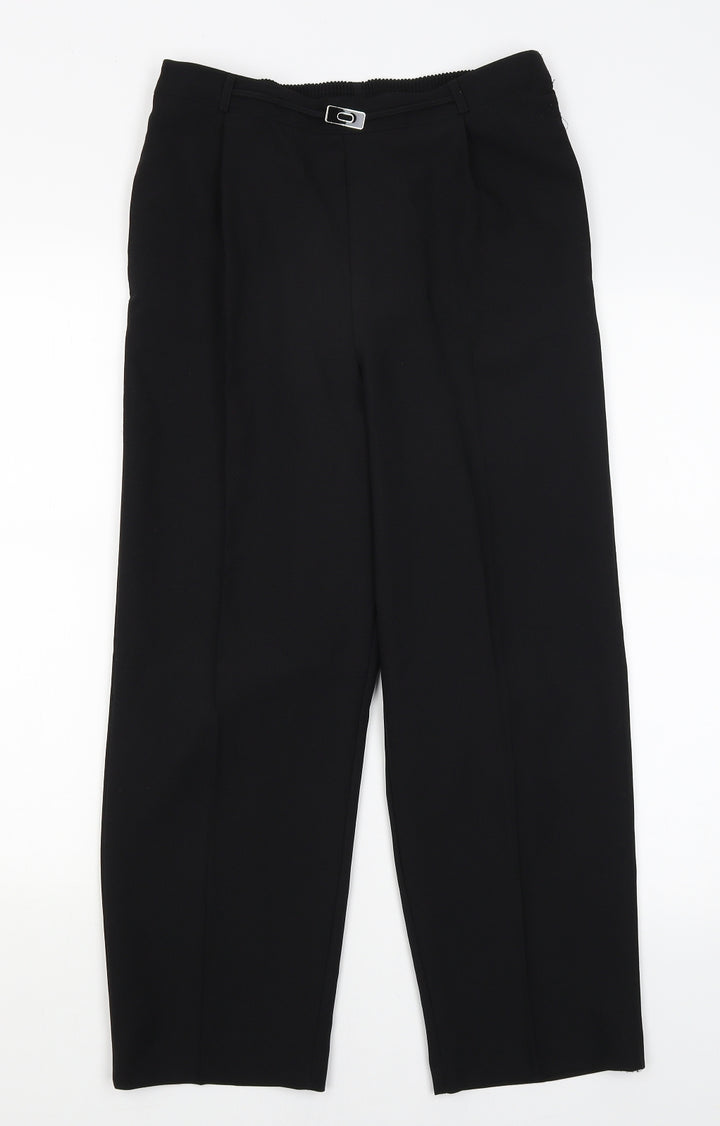 BM Womens Black   Dress Pants Trousers Size 10 L24 in