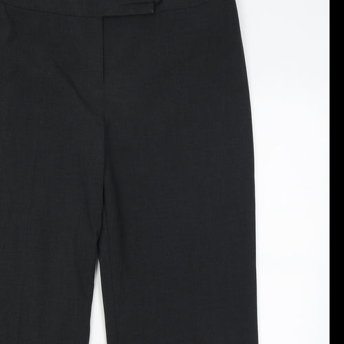 M&S Womens Black   Dress Pants Trousers Size 16 L25 in