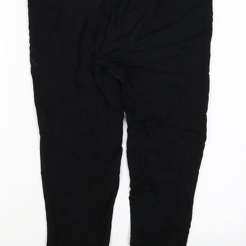 Zara Womens Black   Capri Trousers Size M L24 in