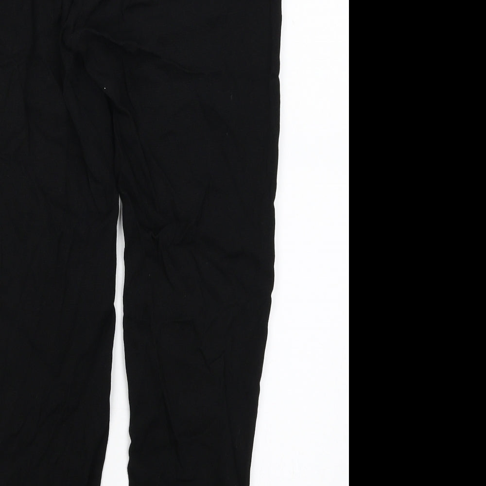 Zara Womens Black   Capri Trousers Size M L24 in