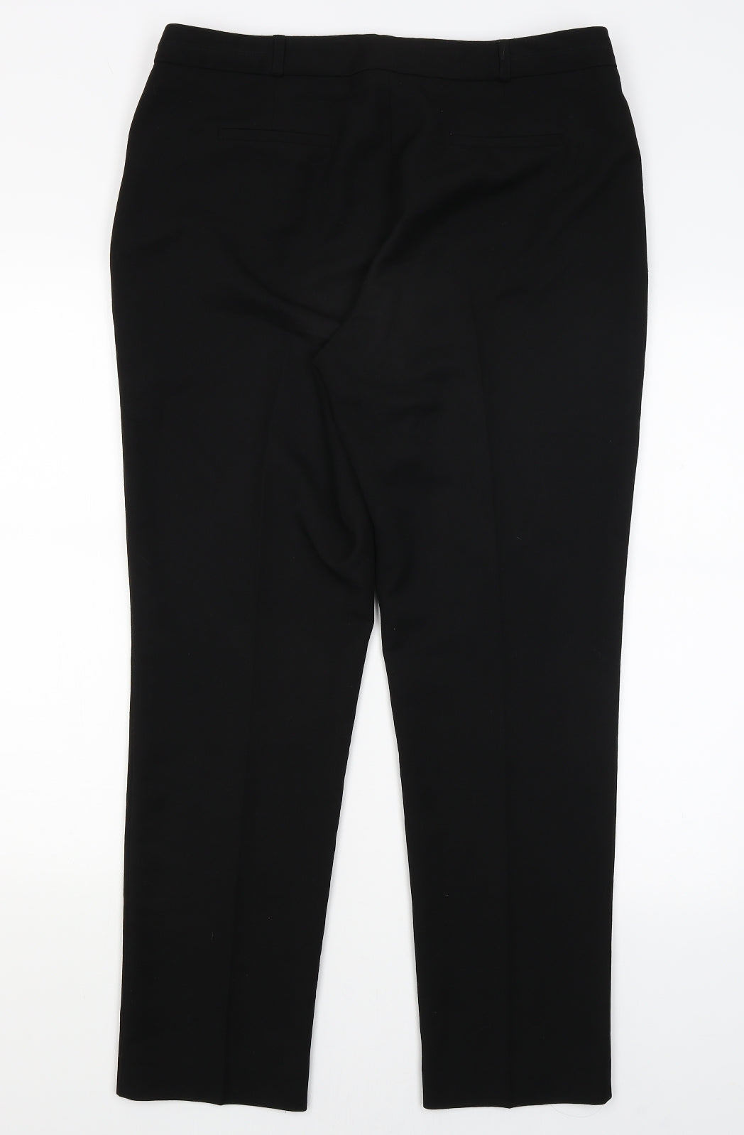 Wallis Womens Black   Dress Pants Trousers Size 14 L29 in