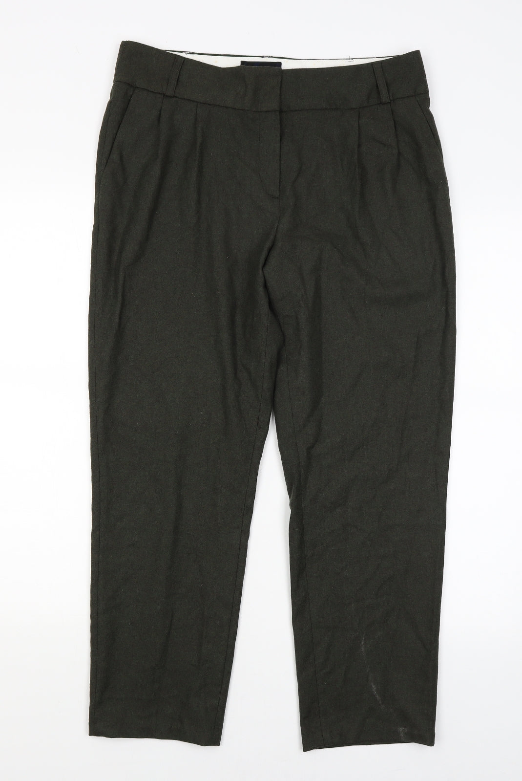 M&S Womens Green   Trousers  Size 10 L26 in